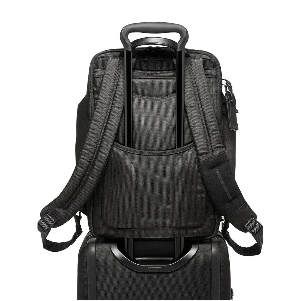 Black Alpha Bravo Admiral Backpack Duffel Carry-On Luggage 2-Ways Laptop Pockets
